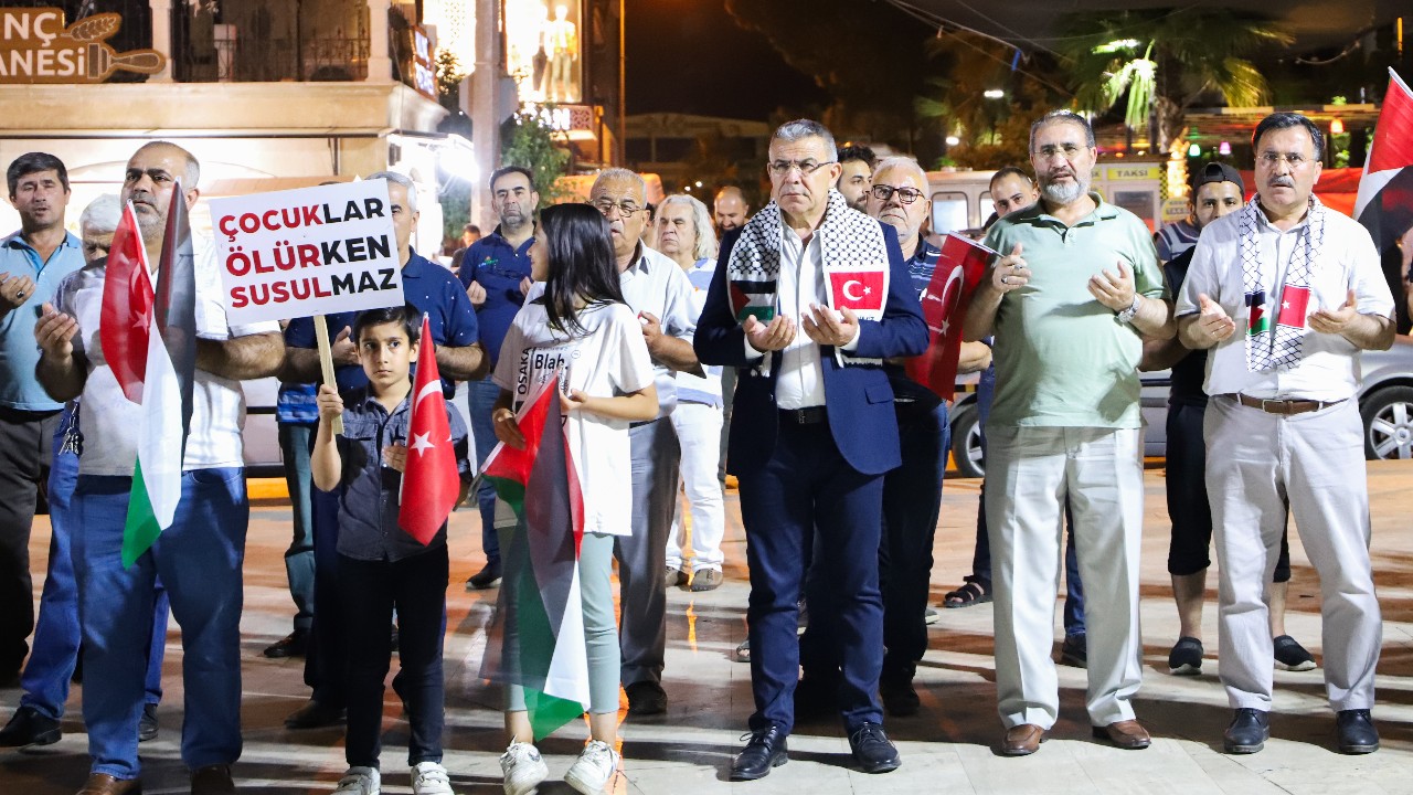 Köşk’te Milli İrade Platformu Köşk Şubesi tarafından “Gazze’yi unutma!” temalı