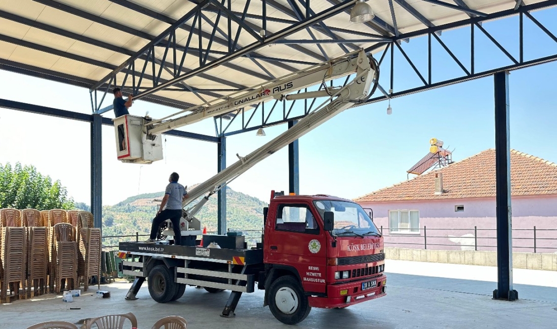 Köşk Belediyesi’nden Karatepe’de tadilat çalışmaları Köşk Belediye Başkanı Nuri Güler, mahalle sakinlerinden gelen talepler doğrultusunda