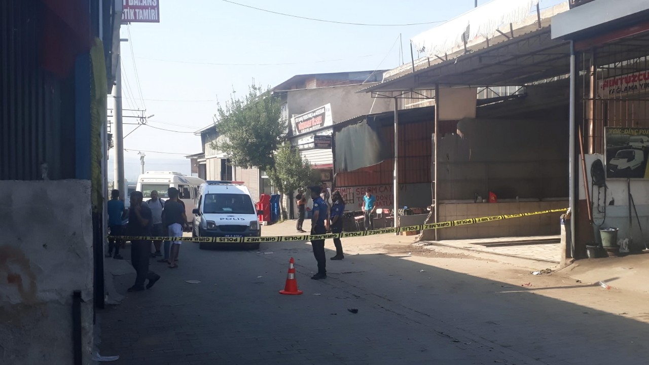 Olay sabah saatlerinde Köşk Sanayi Sitesinde meydana geldi.