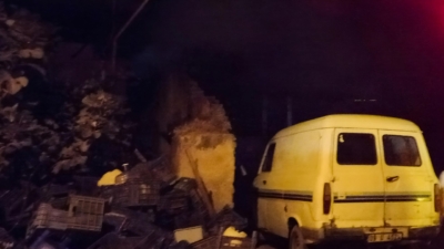 Yangın saat 22:00 sıralarında Beyköy Mahallesinde meydana geldi.