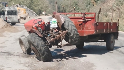 Kaza öğle saatlerinde Başçayır - Köşk karayolu, Uzundere Mahallesi yakınlarında