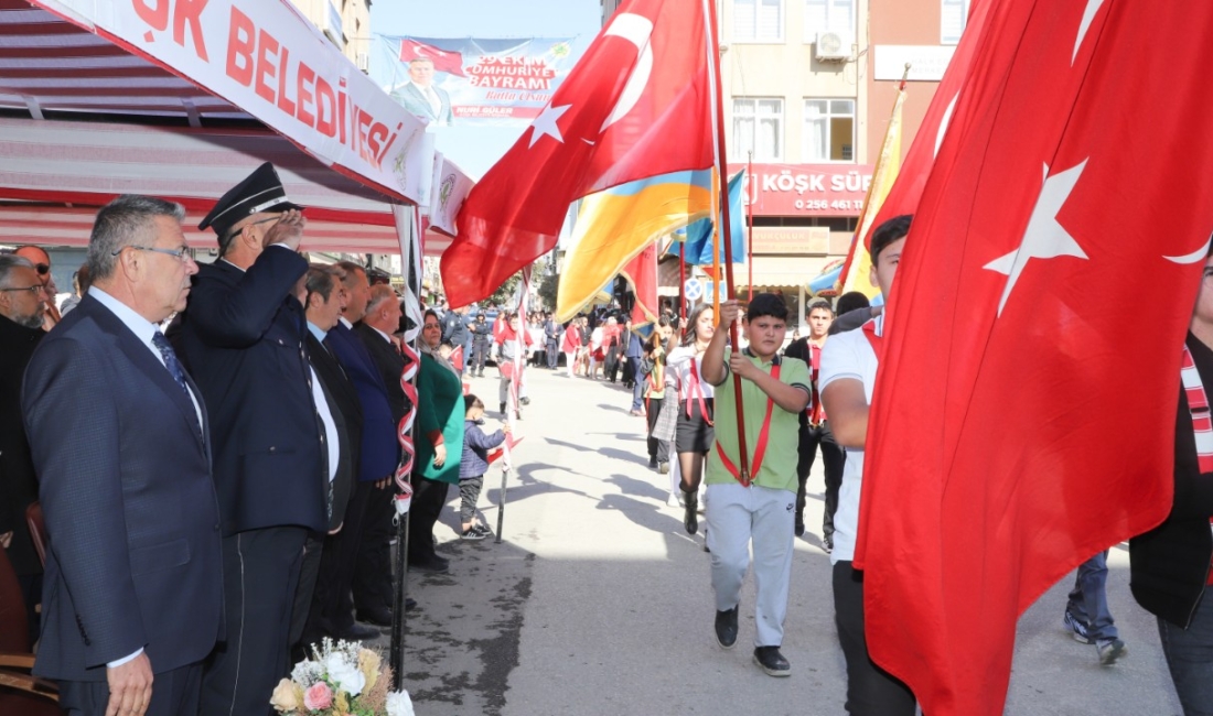 Köşk'te Cumhuriyetin kuruluşunun 101. yıldönümü ve 29 Ekim Cumhuriyet Bayramı