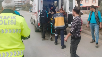 Köşk'te motosiklet ile pikapın karıştığı trafik kazasında motosiklet sürücüsü yaralandı.
