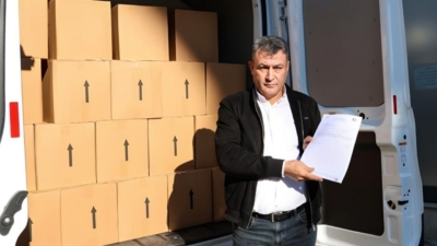 Aydın’da 1 ay önce sahte zeytinyağı taşıdığı iddiası ile otobanda