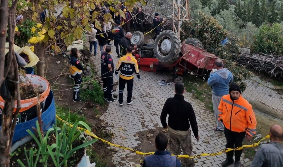 Köşk’te devrilen traktörün altında kalan 1 kişi hayatını kaybetti Köşk'te arazisinden dönen 66 yaşındaki Hüdaverdi Öz devrilen traktörün altında