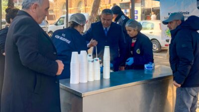 Köşk Belediyesi, Berat Kandili sebebiyle sıcak ikindi namazından sonra vatandaşlara