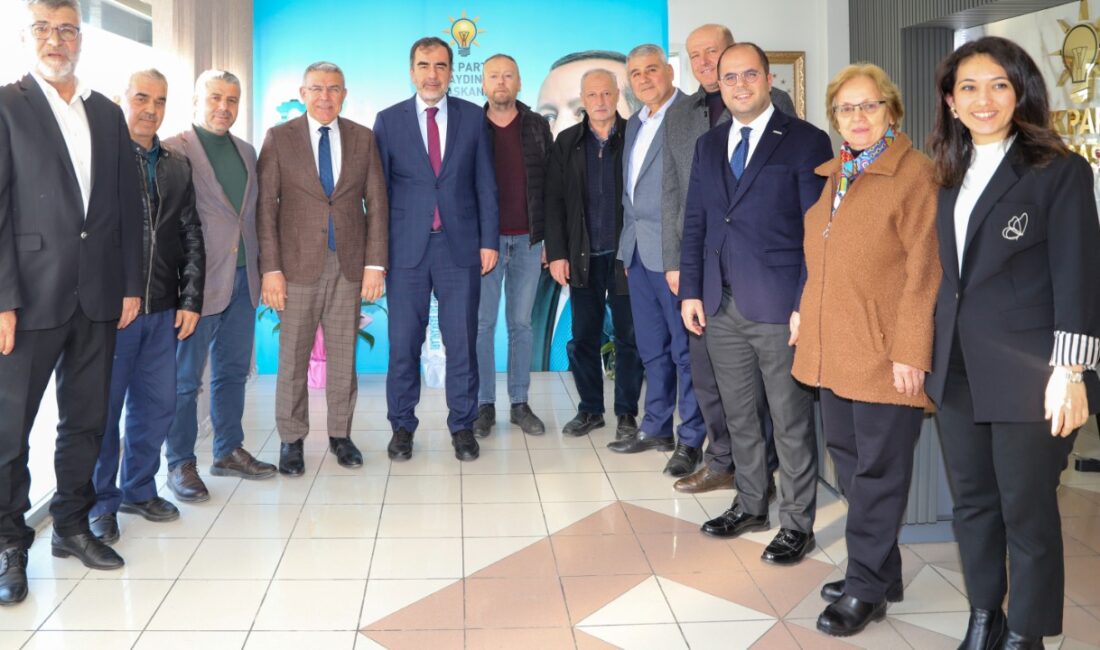 Başkan Güler ve Meclis üyelerinden İl Başkanı Erdem’e ziyaret Köşk Belediye Başkanı Nuri Güler, Meclis üyeleri ile birlikte AK