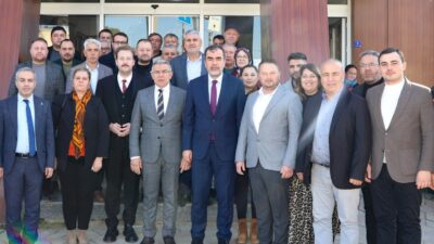 AK Parti Aydın İl Başkanı Mehmet Erdem'i ağırlayan Köşk Belediye