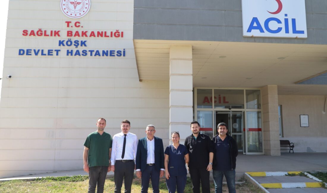 Başkan Güler sağlık çalışanlarını unutmadı Köşk Belediye Başkanı Nuri Güler 14 Mart Tıp Bayramı'nda, Köşk