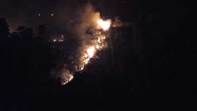 Köşk’e Kızılcaköy Mahallesi yakınlarında bulunan ormanlık bölgede meydana gelen yangın