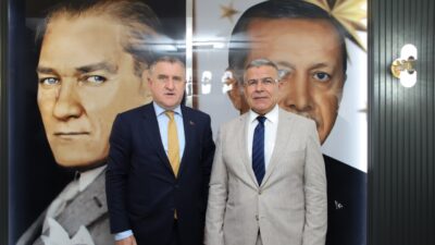 Köşk Belediye Başkanı Nuri Güler, bir dizi ziyaret için Aydın'a