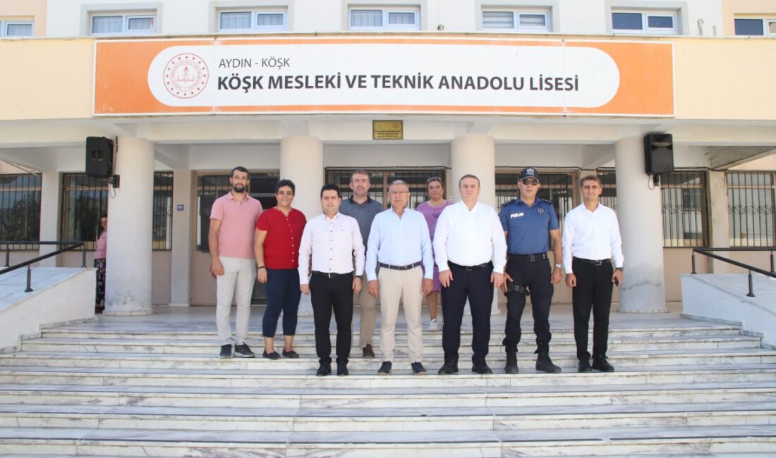 Köşk Kaymakamı Hasan Taş ve Köşk Belediye Başkanı Nuri Güler,