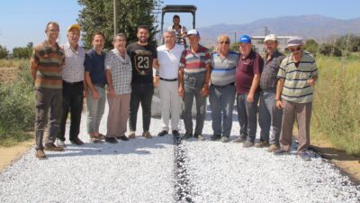 Köşk Belediyesi ekipleri'nin mahallelerde başlattığı sathi asfalt kaplama çalışmalarında sona