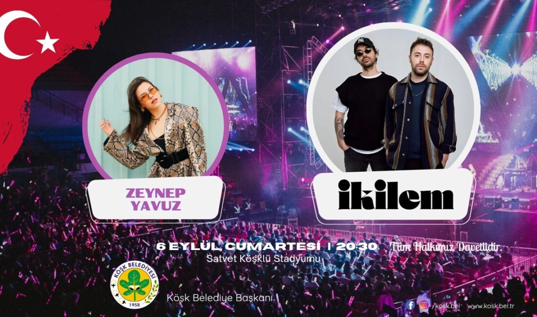 Köşk Belediyesi’nden kurtuluş günü konseri Köşk'ün düşman işgalinden kurtuluşunun 103. yılı, Köşk Belediyesi tarafından düzenlenen