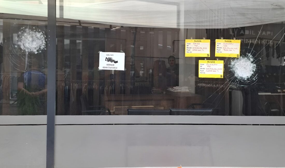 Köşk’te işyeri kurşunlandı Köşk'te bir müteahhitlik firmasına ait iş yeri, kimliği belirsiz kişiler