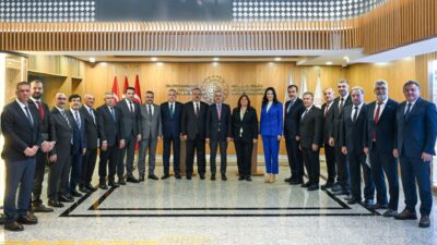 Aydın Valisi Yakup Canbolat başkanlığındaki Aydın heyeti, Ulaştırma ve Altyapı