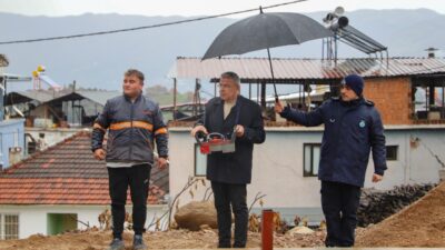 Köşk Belediyesi’nin Ilıdağ Mahallesi’nde inşa edeceği Sağlık Ocağı’nda çalışmalar başlarken,