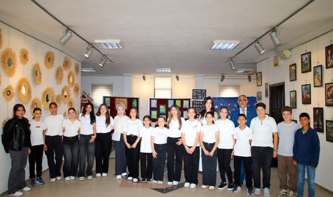 Köşk'te eğitim veren Çiftlik Ortaokulu tarafından hazırlanan “Görsel Sanatlar ve