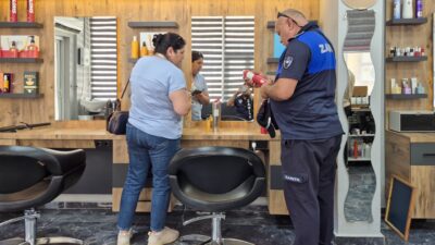Köşk Belediyesi Zabıta Müdürlüğü ekipleri ile İlçe Sağlık Müdürlüğü ekipleri,