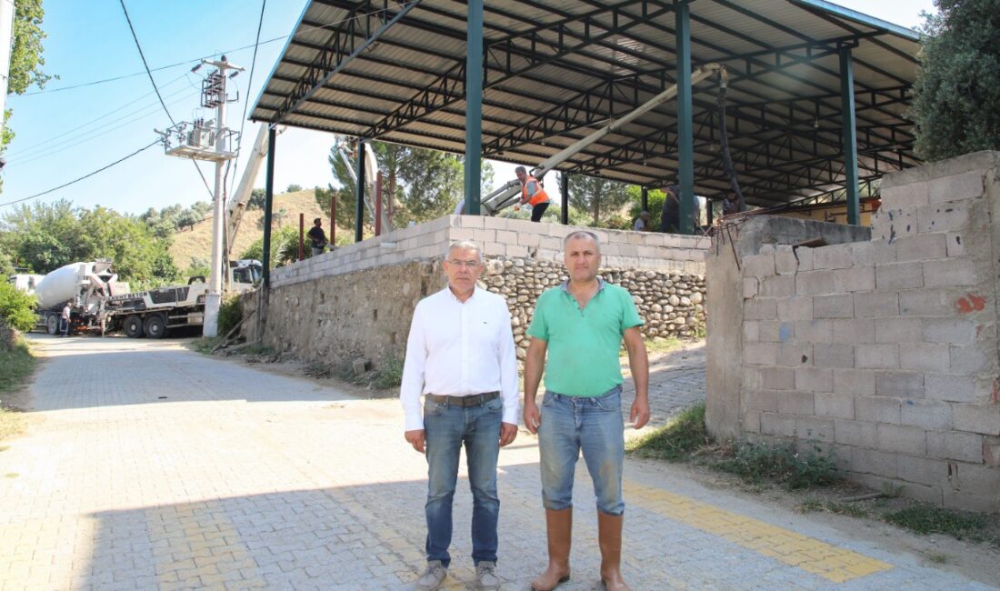 Başkan Nuri Güler, Güzelköy’de yapımı süren sosyal alanı inceledi Köşk Belediye Başkanı Nuri Güler, Güzelköy Mahallesi'nde yapımı devam eden