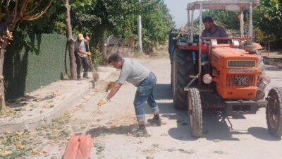Köşk Belediyesi Temizlik İşleri ekipleri, ilçe genelindeki park, bahçe ve