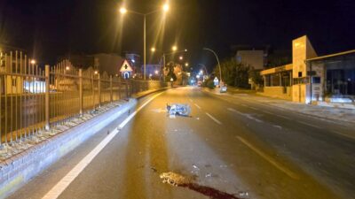 Köşk'te, motosikletin bariyerlere çarpması sonucu meydana gelen kazada sürücü S.