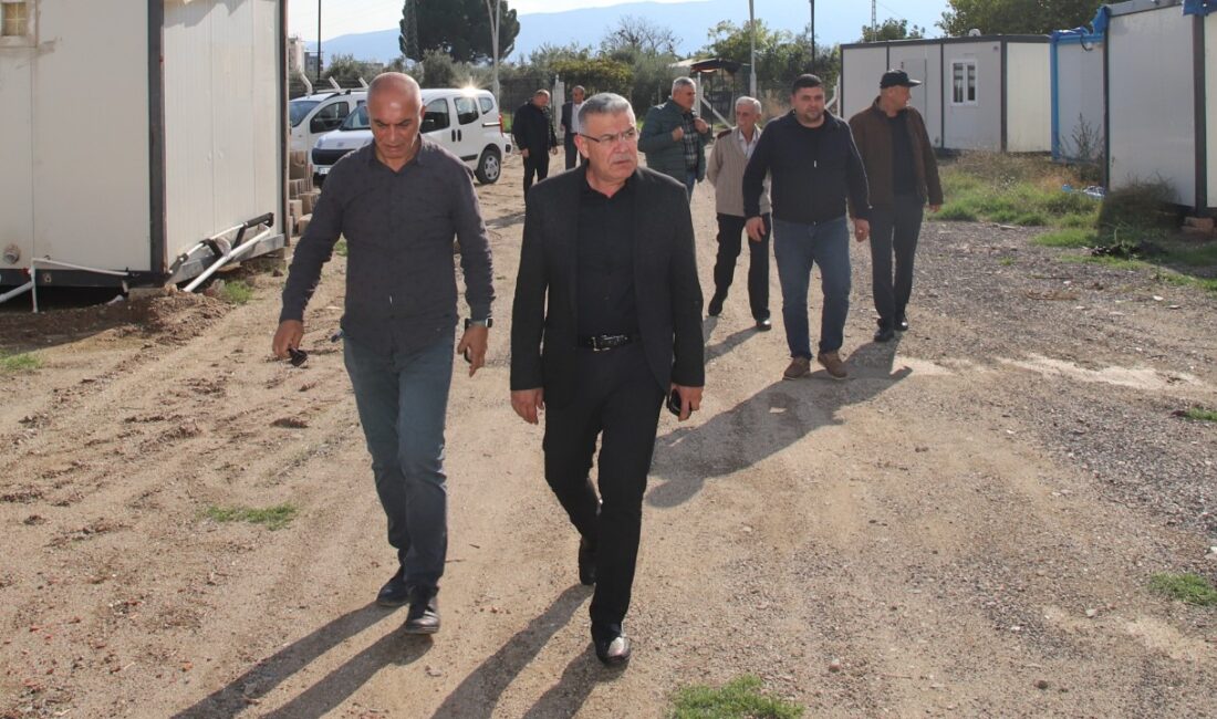 Köşk Belediye Başkanı Nuri Güler, Baklaköy Mahallesi'nde inşası devam eden